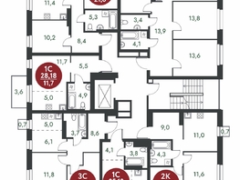 Продается Студия ЖК Скандинавские кварталы, дом 1, 25.12 м², 4595700 рублей