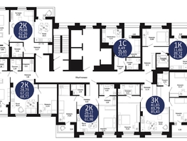 Продается 3-комнатная квартира ЖК Первый на Рябиновой, 85.43  м&sup2;, 10807200 рублей