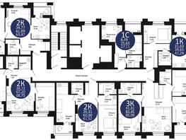 Продается 3-комнатная квартира ЖК Первый на Рябиновой, 85.09 м², 10029000 рублей