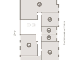 Продается 2-комнатная квартира ЖК Европейский берег, дом 49, 85.64 м², 13210000 рублей