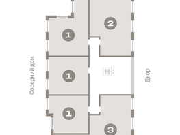Продается 3-комнатная квартира ЖК Пшеница, дом 2.1, 92.09 м², 13400000 рублей
