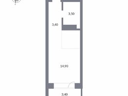 Продается Студия ЖК Державина, 50, 25.2 м², 6800000 рублей