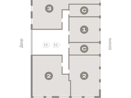 Продается 3-комнатная квартира ЖК Европейский берег, дом 45, 107.99  м², 14970000 рублей