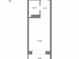 Продается Студия ЖК Державина, 50, 26.2  м², 6800000 рублей