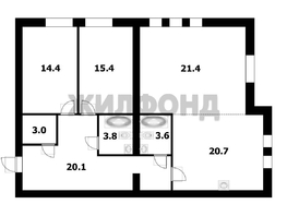 Продается 3-комнатная квартира Гоголя ул, 113.6  м², 12430000 рублей