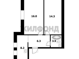 Продается 2-комнатная квартира Гоголя ул, 48.7  м², 6818000 рублей
