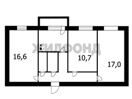 Продается 3-комнатная квартира Комсомольская ул, 69.2 м², 6200000 рублей