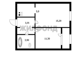 Продается 2-комнатная квартира Плющихинская ул, 43 м², 3350000 рублей