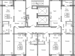 Продается 2-комнатная квартира ЖК Самоцветы, Бирюза дом 1, 41.5  м², 4300000 рублей