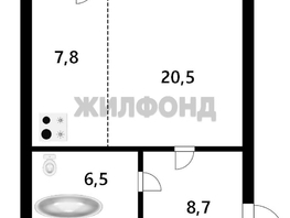 Продается Студия Вилюйская ул, 43.5  м², 5000000 рублей