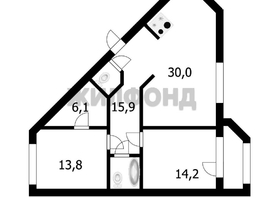 Продается 3-комнатная квартира Гребенщикова ул, 84.4  м&sup2;, 8950000 рублей