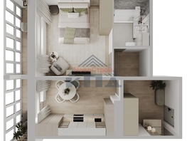 Продается 1-комнатная квартира ЖК Два поэта, 48.16  м&sup2;, 5060000 рублей