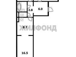 Продается 3-комнатная квартира Плющихинская ул, 58.7  м&sup2;, 4500000 рублей