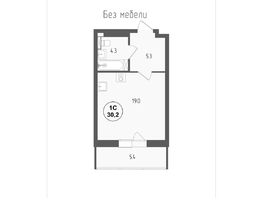 Продается Студия ЖК Тетрис, корпус 2, 30.2  м&sup2;, 6203000 рублей