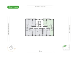 Продается 3-комнатная квартира  Природные кварталы Сибирия, 82.6  м&sup2;, 9748167 рублей