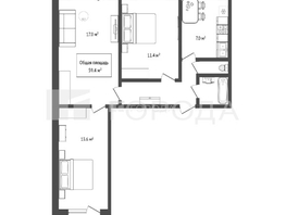 Продается 3-комнатная квартира Березовая ул, 59.4  м&sup2;, 5300000 рублей