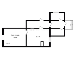 Продается 1-комнатная квартира Станционная ул, 39.8  м&sup2;, 2210000 рублей