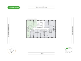 Продается 3-комнатная квартира  Природные кварталы Сибирия, 80.4  м&sup2;, 9680370 рублей
