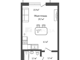 Продается Студия ЖК Матрешкин двор, дом 1 , 29.7  м&sup2;, 4900000 рублей