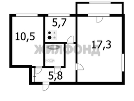 Продается 2-комнатная квартира Гурьевская ул, 42.6  м&sup2;, 5100000 рублей