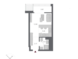 Продается Студия ЖК Беринг, дом 3, 27.96  м&sup2;, 5735000 рублей