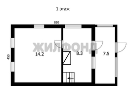 Продается дача Культура снт, 50.4  м&sup2;, участок 6.23 сот., 2300000 рублей