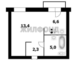 Продается 1-комнатная квартира ЖК Дунаевский, дом 4, 27.3  м&sup2;, 4500000 рублей