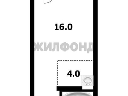 Продается Студия Твардовского ул, 27.7  м&sup2;, 2800000 рублей