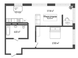 Продается 2-комнатная квартира Владимира Заровного ул, 62  м&sup2;, 11300000 рублей