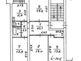 Продается 4-комнатная квартира Добролюбова ул, 88.5  м&sup2;, 7950000 рублей