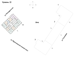 Продается 3-комнатная квартира ЖК Страна.Тополевая, к 1, 87.45  м&sup2;, 17576471 рублей