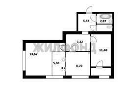 Продается 3-комнатная квартира В. Высоцкого ул, 57.5  м&sup2;, 4500000 рублей