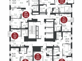 Продается 2-комнатная квартира ЖК Скандинавские кварталы, дом 1, 57.8  м&sup2;, 7429900 рублей