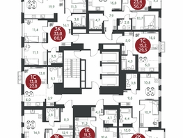 Продается 1-комнатная квартира ЖК Скандинавские кварталы, дом 1, 31.7  м&sup2;, 5012200 рублей