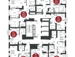 Продается 1-комнатная квартира ЖК Скандинавские кварталы, дом 1, 40.4  м&sup2;, 6069500 рублей