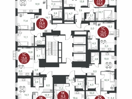 Продается 3-комнатная квартира ЖК Скандинавские кварталы, дом 1, 79.2  м&sup2;, 12444100 рублей