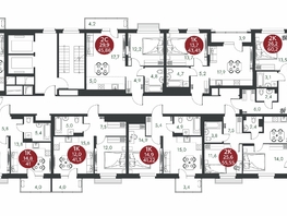 Продается 1-комнатная квартира ЖК Скандинавские кварталы, дом 1, 41  м&sup2;, 5733700 рублей
