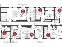 Продается 1-комнатная квартира ЖК Скандинавские кварталы, дом 1, 41.28  м&sup2;, 5856200 рублей