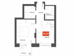 Продается 1-комнатная квартира  Квартал ЩА, 36  м&sup2;, 8290000 рублей