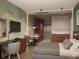 Продается Апартамент АК АЭРОН, секция В, 25.96  м&sup2;, 7060000 рублей