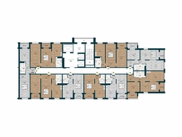 Продается 2-комнатная квартира ЖК Галактика, дом 5 Плутон, 63.5  м&sup2;, 9000000 рублей