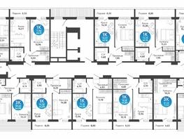 Продается 3-комнатная квартира ЖК Семейный квартал, дом 4, 66.88  м&sup2;, 7289400 рублей