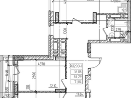 Продается 2-комнатная квартира ЖК Чернышевский, корп 3.3, 69.2  м&sup2;, 13500000 рублей