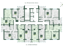 Продается 2-комнатная квартира ЖК Мичурин, 58.68  м&sup2;, 10950000 рублей