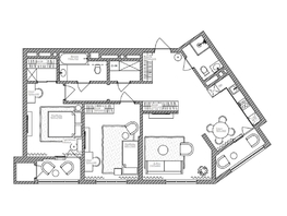 Продается 3-комнатная квартира ЖК Беринг, дом 2, 93.4  м&sup2;, 14490000 рублей