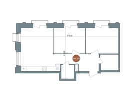 Продается 2-комнатная квартира  19/56 Кварталы Телецентра, 2, 60.3  м&sup2;, 11390000 рублей