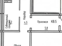 Продается 1-комнатная квартира ЖК Самоцветы, Бирюза дом 2, 45.8  м&sup2;, 5515950 рублей