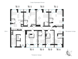 Продается Студия ЖК Нормандия-Неман, дом 3, 45  м&sup2;, 6920000 рублей