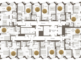Продается 3-комнатная квартира ЖК Урбан Пикс, 57.23  м&sup2;, 9285400 рублей