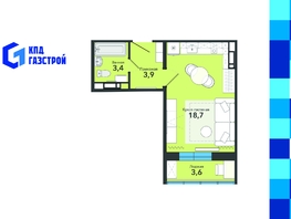Продается Студия ЖК Чистая Слобода, дом 65, 29.6  м&sup2;, 4410000 рублей